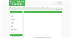 Desktop Screenshot of footwearexpress.com