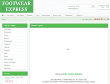 Tablet Screenshot of footwearexpress.com